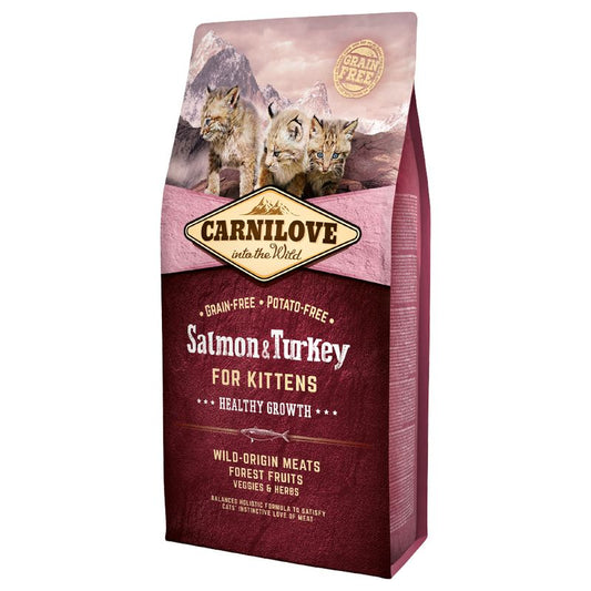 Carnilove Salmon & Turkey for Kittens Healthy Growth 6Kg