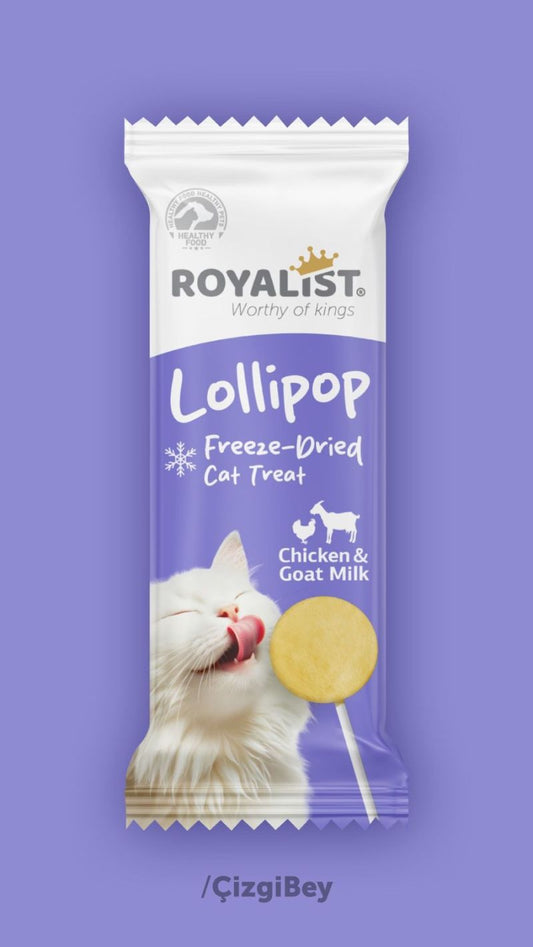 Royalist Lollipop chiken & goatmilk for cats14g
