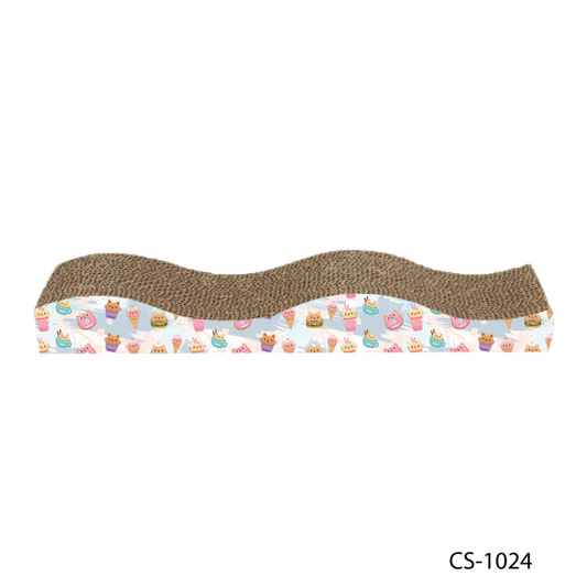 Kanimal Cat Toy Small Wave Scratcher Size 45.5 x 12 x 5.2 cm