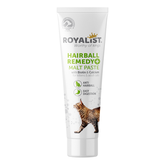 Royalist Malt Paste hair ball remedy 100g for cats