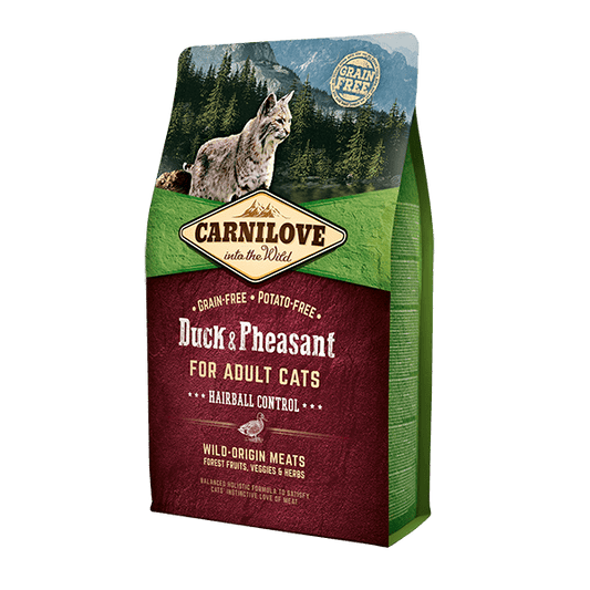 Carnilove Duck & Pheasant for Adult Cats Hairball Control 2Kg