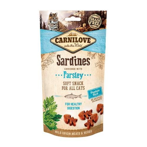 Carnilove Cat Semi Moist Snack Sardine enriched with Parsley 50g
